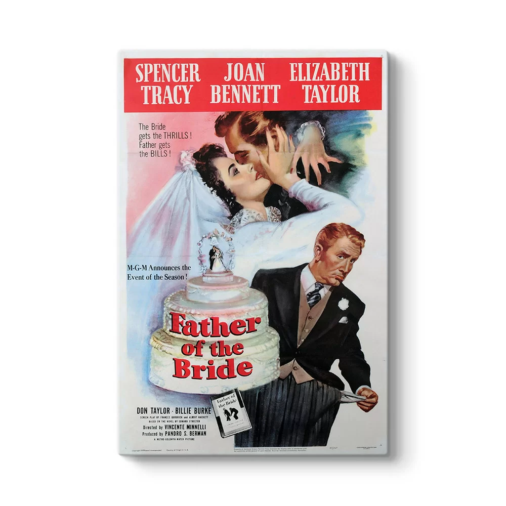 Elizabeth Taylor - Father of the bride Tablosu - Model 2